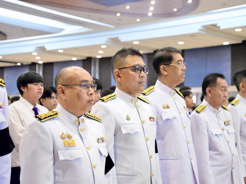 พิธีรับเครื่องหมายตราสัญลักษณ์ประจำมหาวิทยาลัย ประจำปีการศึกษา 2569 สำหรับนักศึกษาชั้นปีที่ 1 - รูปภาพ 20
