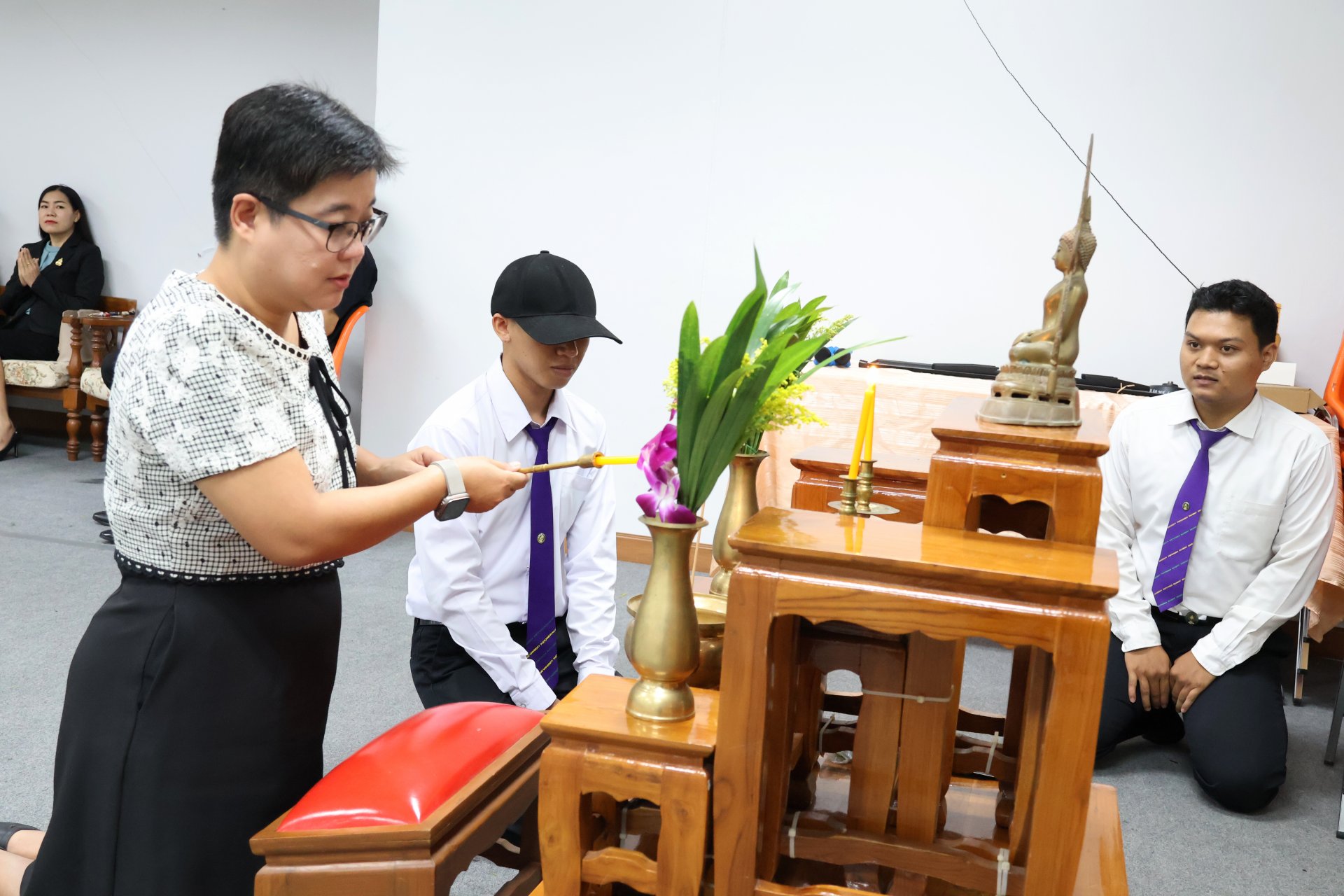 โครงการ "ร้อยมาลา บูชาครู" บายศรีสู่ขวัญชาวบัญชี - รูปภาพ 1